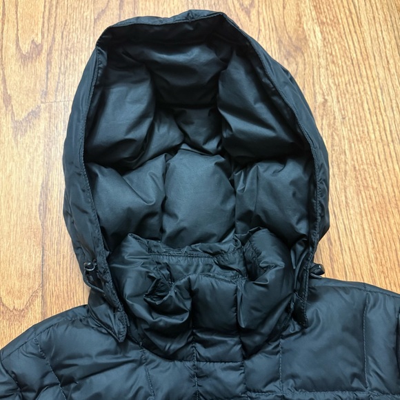 The North Face down quilted parka jacket winter coat in black size XS - Picture 5 of 16